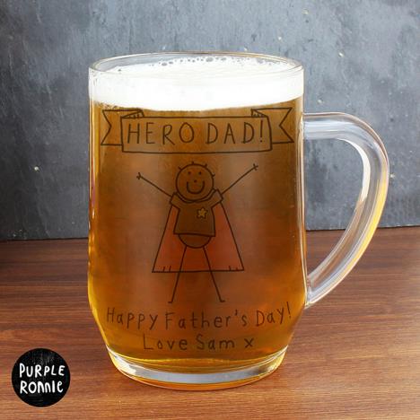 Personalised Purple Ronnie Super Hero Tankard Extra Image 3